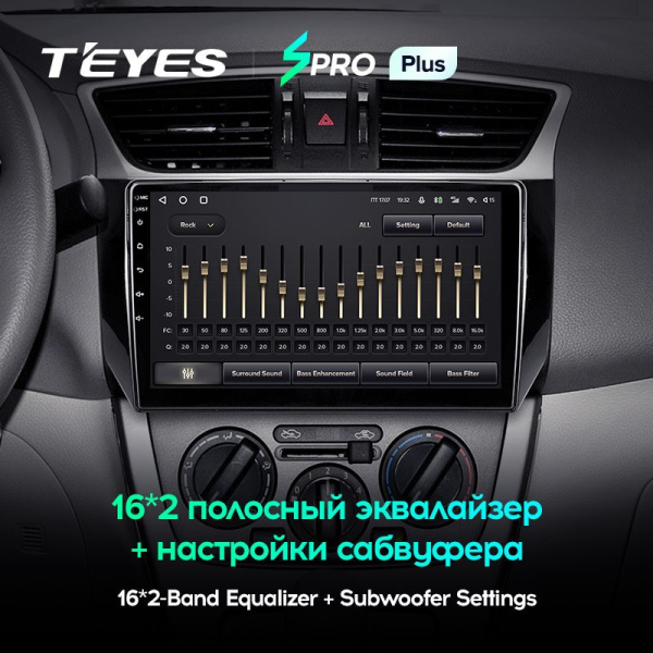 Штатная магнитола Teyes SPRO Plus 4/64 Nissan Sentra B17 (2012-2017)