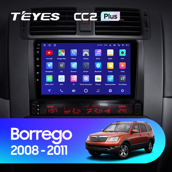 Штатная магнитола Teyes CC2 3+32G для Mohave 2008-2016 Borrego 2008-2011