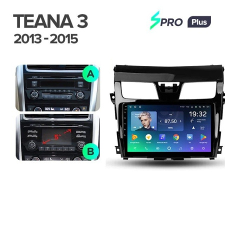 Штатная магнитола Teyes SPRO Plus 4/64 Nissan Teana J33 (2013-2015)