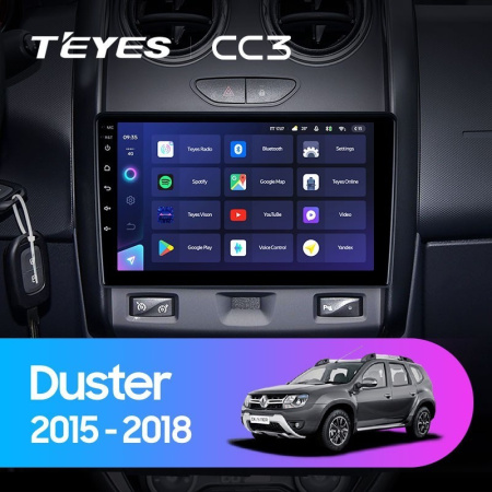 Штатная магнитола Teyes CC3 360 6/128 Renault Duster (2015-2018)