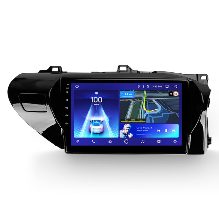 Штатная рамка (без дисплея) Teyes для  Toyota Hilux Pick Up AN120  (Right hand drive)  2015-2020 (Для экрана 10.2")