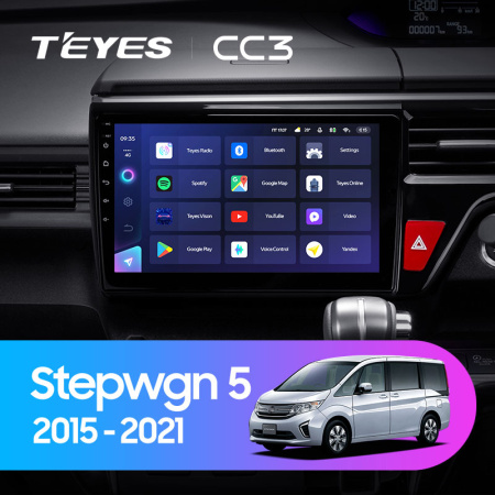 Штатная магнитола Teyes CC3L 3+32G для Stepwgn 2015-2021