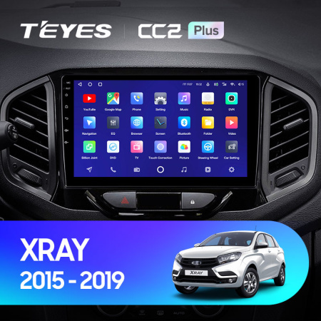 Штатная магнитола Teyes CC2 4+32G для Xray 2015-2022