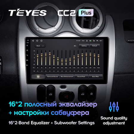Штатная магнитола Teyes CC2 Plus 6/128 Renault Logan 1 (2010-2015)