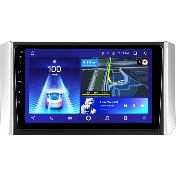 Штатная рамка (без дисплея) Teyes для  Mitsubishi Xpander 2017-2020 (Для экрана 9")