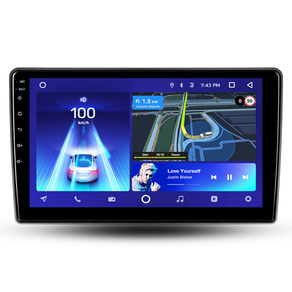 Штатная рамка (без дисплея) Teyes для  LADA Granta Sport  (B)  2011-2018 (Для экрана 9")