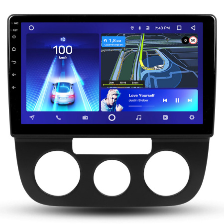 Штатная рамка (без дисплея) Teyes для  Volkswagen Jetta 5  (F1)  2005-2010 (Для экрана 10.2")