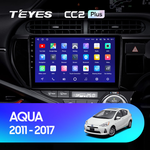 Штатная магнитола Teyes CC2 4+32G для Aqua 2011-2017