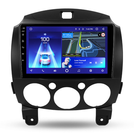 Штатная рамка (без дисплея) Teyes для  Mazda 2 DE 2007-2014 (Для экрана 9")