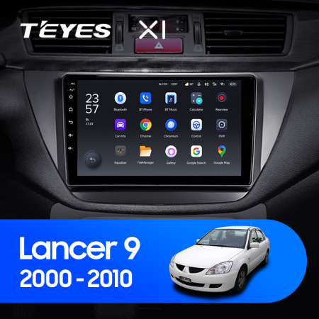 Штатная магнитола Teyes X1 4G 2+32G для Lancer 2000-2010