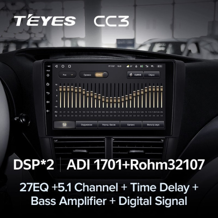 Штатная магнитола Teyes CC3 360 6/128 Subaru Impreza GH GE (2007-2011)