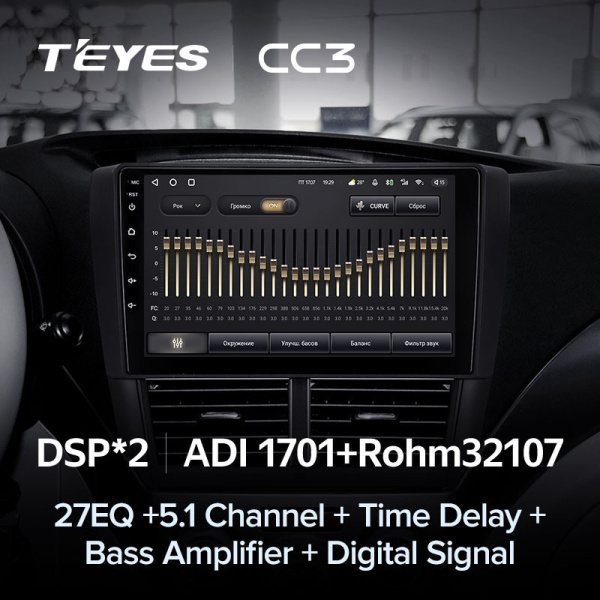 Штатная магнитола Teyes CC3 360 6/128 Subaru Impreza GH GE (2007-2011)