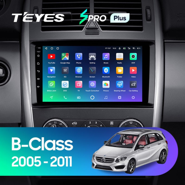 Штатная магнитола Teyes SPRO Plus 6/128 Mercedes Benz B-Class T245 (2005-2011)