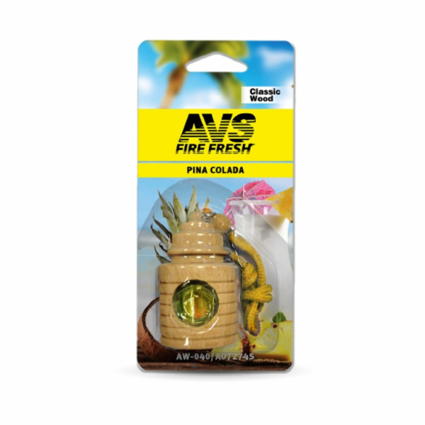 Ароматизатор AVS AW-040 Classic Wood (аром. Пина колада/pina colada) (жидкостный)