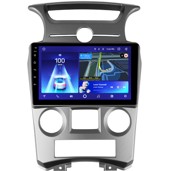 Штатная рамка (без дисплея) Teyes для  Kia Carens UN  (F2)  2006-2012 (Для экрана 9")