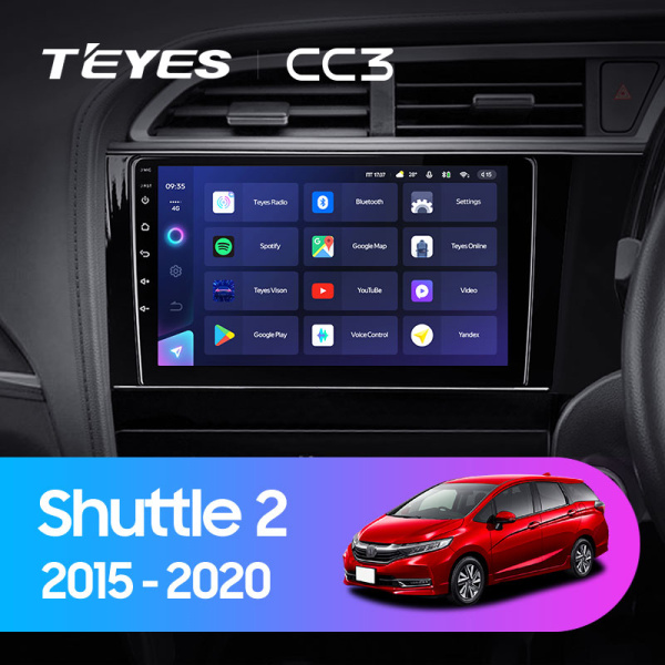 Штатная магнитола Teyes CC3L 4+32G для Shuttle 2015-2020 Штатная магнитола Teyes CC3L 4+32G для Shuttle 2015-2020