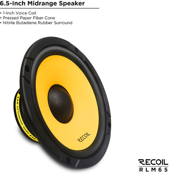Recoil Audio Yellow RLM65, компонентная акустическая система