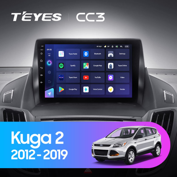 Штатная магнитола Teyes CC3L 3+32G для Kuga 2012-2019 Штатная магнитола Teyes CC3L 3+32G для Kuga 2012-2019