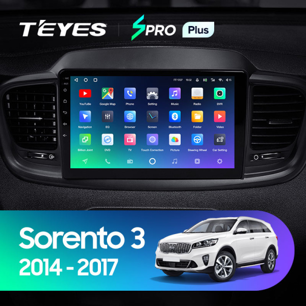 Штатная магнитола Teyes SPRO 4+32G  для Sorento 3 2014-2020 ТИП-A