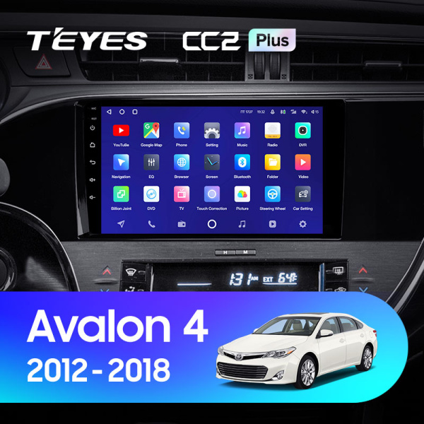 Штатная магнитола Teyes CC2 3+32G для Toyota Avalon 2012-2018