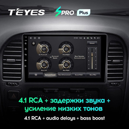 Штатная магнитола Teyes SPRO Plus 6/128 Toyota Land Cruiser 10 J100 100 (1998-2007)
