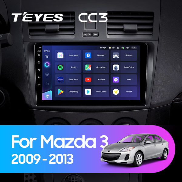 Штатная магнитола Teyes CC3L 4+32G для Mazda3 2009-2013 Штатная магнитола Teyes CC3L 4+32G для Mazda3 2009-2013