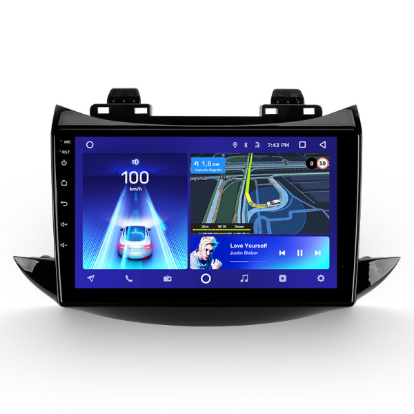 Штатная рамка (без дисплея) Teyes для  Chevrolet Tracker 3  (F2)  2013-2017 (Для экрана 9")