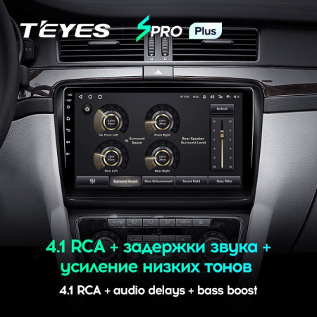 Штатная магнитола Teyes SPRO Plus 6/128 Skoda Superb 2 B6 (2008-2015)
