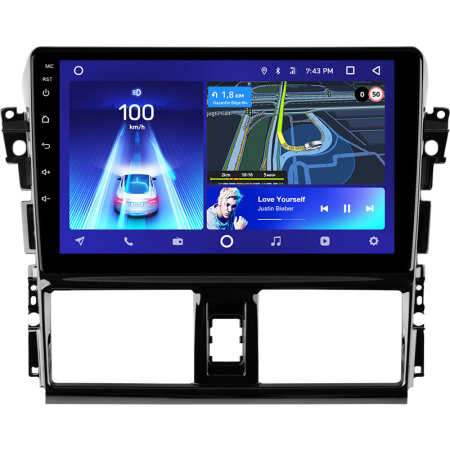 Штатная рамка (без дисплея) Teyes для  Toyota Vios XP150 2013-2020 (Для экрана 10.2")