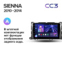 Штатная магнитола Teyes CC3 360 6/128 Toyota Sienna 3 XL30 (2010-2014)