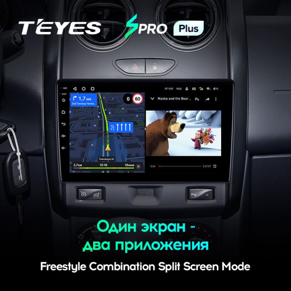 Штатная магнитола Teyes SPRO Plus 6/128 Renault Duster (2015-2020)