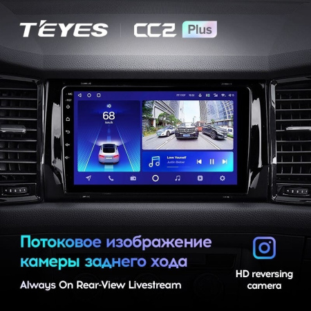 Штатная магнитола Teyes CC2 Plus 4/64 Skoda Kodiaq (2016-2020)