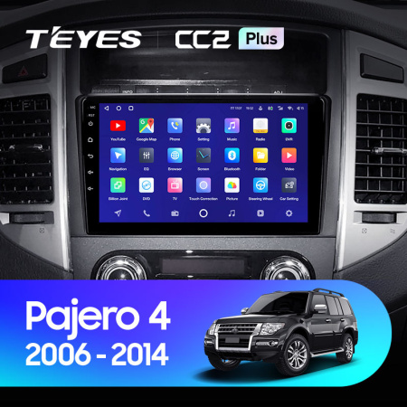 Штатная магнитола Teyes CC2 4+32G  для Pajero4 2006-2022 ТИП-A
