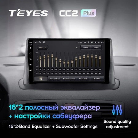 Штатная магнитола Teyes CC2 Plus 6/128 Renault Megane 3 (2008-2014)