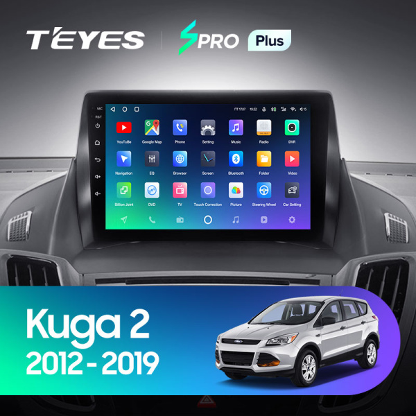 Штатная магнитола Teyes SPRO 4+32G для Kuga 2012-2019