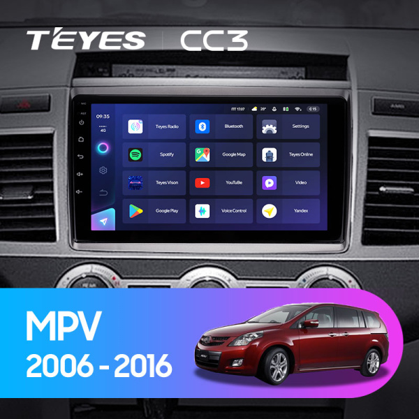 Штатная магнитола Teyes CC3L 3+32G для MPV 2006-2016 Штатная магнитола Teyes CC3L 3+32G для MPV 2006-2016