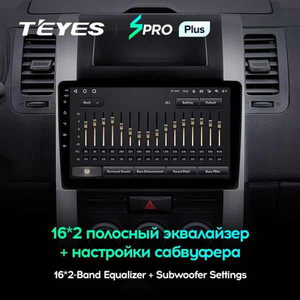 Штатная магнитола Teyes SPRO Plus 3/32 Nissan X-Trail T31 (2007-2015)