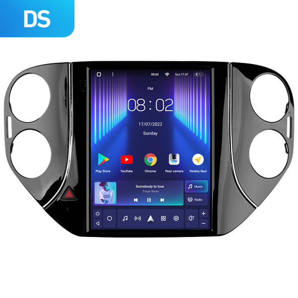 Штатная рамка (без дисплея) Teyes для  Volkswagen Tiguan 1 NF  (DS)  2007-2016 (TPRO2 9.7")