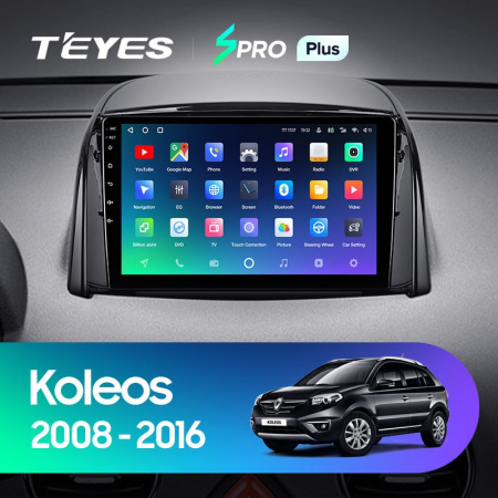 Штатная магнитола Teyes SPRO Plus 4/64 Renault Koleos (2008-2016)