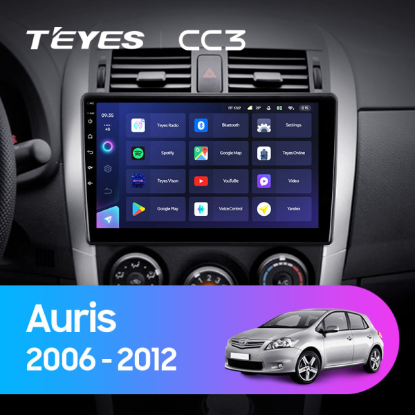 Штатная магнитола Teyes CC3L 3+32G для Auris 2006-2012 Штатная магнитола Teyes CC3L 3+32G для Auris 2006-2012