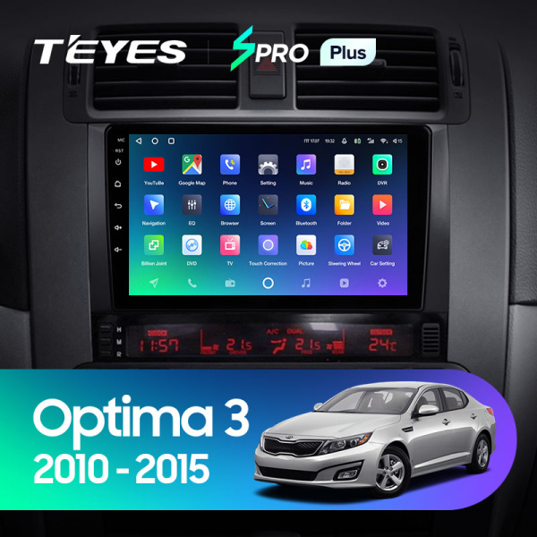 Штатная магнитола Teyes SPRO 3+32G для Optima 3 2010-2015