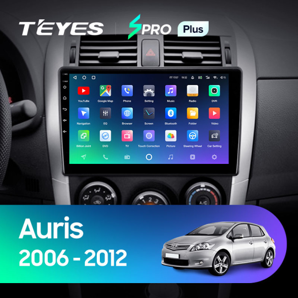 Штатная магнитола Teyes SPRO 3+32G для Auris 2006-2012