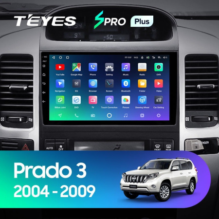 Штатная магнитола Teyes SPRO Plus 4/64 Toyota Land Cruiser Prado J120 (2004-2009)