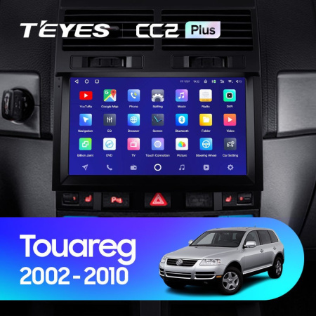 Штатная магнитола Teyes CC2 Plus 4/64 Volkswagen Touareg GP (2002-2010)