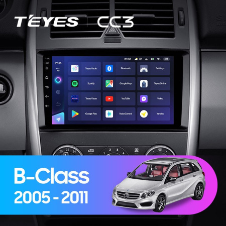 Штатная магнитола Teyes CC3 3/32 Mercedes Benz B-Class T245 (2005-2011)
