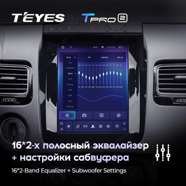 Штатная магнитола Tesla style Teyes TPRO 2 Volkswagen Touareg FL NF (2010-2018)