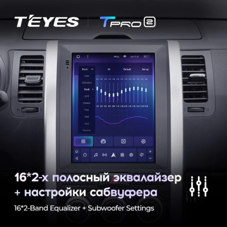 Штатная магнитола Tesla style Teyes TPRO 2 Nissan X-Trail T31 2007-2015 Тип B