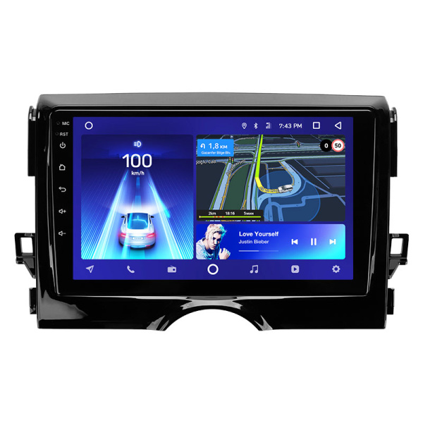 Штатная рамка (без дисплея) Teyes для  Toyota Mark X 2 X130 2009-2020 (Для экрана 9")