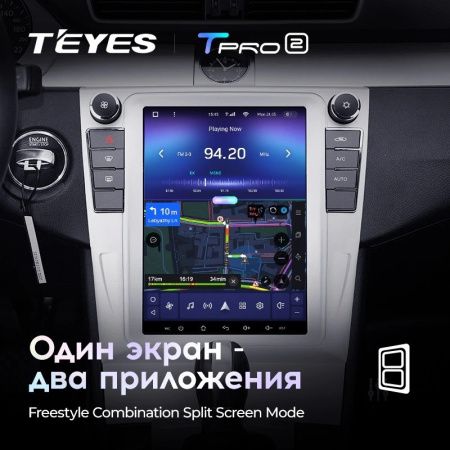Штатная магнитола Tesla style Teyes TPRO 2 Volkswagen Passat 7 B7 NMS (2011-2015)