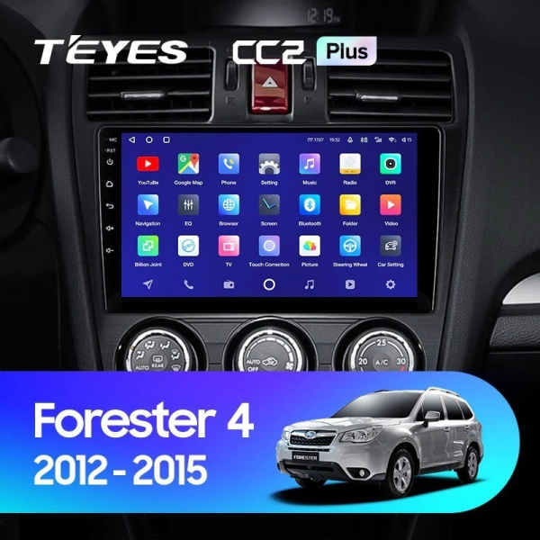Штатная магнитола Teyes CC2 Plus 4/64 Subaru Forester 4 SJ (2012-2015)